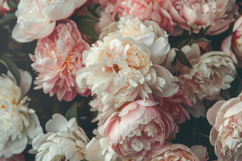 Peony Flowers Background Wallpaper Product Image 1