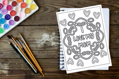 Mother's Day Coloring Pages I Mom Coloring Pages Product Image 2