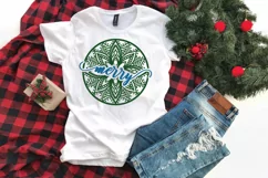 Christmas SVG File - 12 Christmas Mandala Ornament Rounds Product Image 4