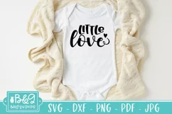 Baby SVG - Little Love - Newborn SVG Cut File Product Image 5