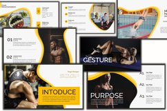 Gesture Athletics Keynote Template Product Image 1