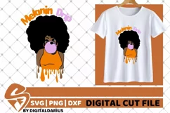 Melanin Drip svg, Black Woman svg, Melanin Poppin, Dripping Product Image 1