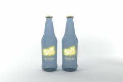 Soft Drink Two Bottle Mockup Product Image 1