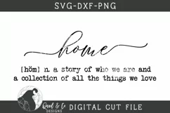 Farmhouse Sign SVG, Home A Story of Who We Are SVG Product Image 2