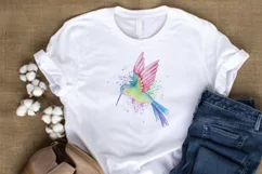 Watercolor Hummingbird Sublimation Downloads Product Image 3