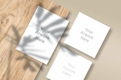 Letterhead &amp; Square Paper&#039;s Mockup Product Image 1