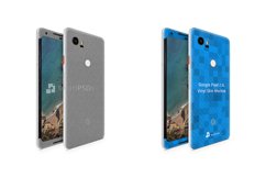 Google Pixel 2 XL Vinyl Skin Design Mockup 2017 Front-Back Product Image 2