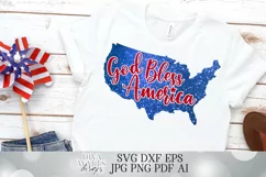 God Bless America - Shirt - Sign - 4th of July - Patriotic Product Image 1