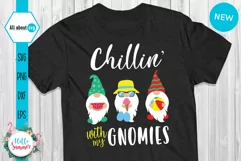 Chillin' with my Gnomies Svg, Summer Gnomies Svg Product Image 4