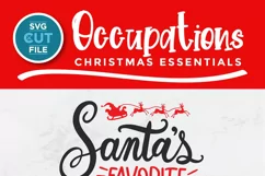 Christmas Social Worker svg - Santa's favorite social worker Product Image 3