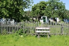 SET beautiful old gate from abandoned house in village Product Image 16