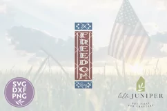 Let Freedom Ring SVG, Front Porch Sign SVG, 4th of July SVG Product Image 2