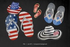 Watercolor Flip Flop Clipart Product Image 7