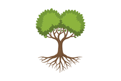 A beautifully designed tree with lush green foliage and deta Product Image 1