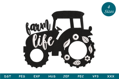 Farm Life Embroidery Design Product Image 1