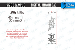 Bookmarks Laser Cut Bundle, Wood Engraved Bookmark Template Product Image 2