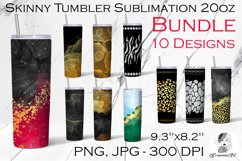 20oz Skinny Tumblers BUNDLE | Tumblers Sublimation Design Product Image 1