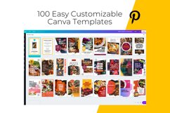 Foody Love Canva Social Media Template Pack Product Image 10