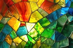 Colorful Stained Glass Background Wallpaper Product Image 1