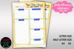 Daily Planner Printable I Day Schedule Planner Printable Product Image 1