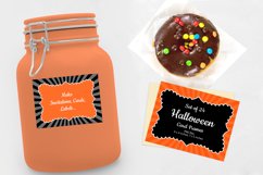 Blank Halloween Color Cards with Bracket Frames 24 PNG files Product Image 3