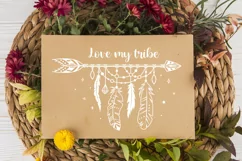 boho arrow dream catcher svg, tribal svg, adventure quotes Product Image 4
