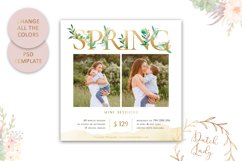 PSD Photo Spring Mini Session Card Template - Design #40 Product Image 4