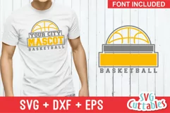 Basketball SVG | Basketball Template 0017 | Shirt Design Product Image 1