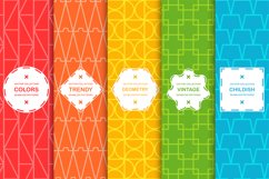 Vector colorful geometric patterns Product Image 1