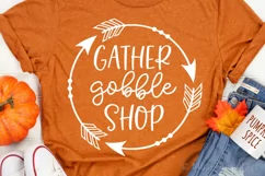 Gather Gobble Shop Svg, Thanksgiving Svg, Black Friday Svg Product Image 2
