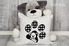 Dog paw print design SVG / EPS / DXF / PNG Files Product Image 4
