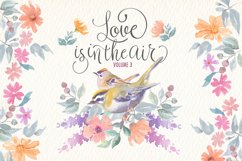 Love is in the air watercolor clipart set volume 3 Product Image 1