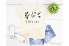 No rain No Flowers svg, Kindness svg, Wildflowers svg, Product Image 1
