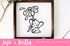 Baby Elephant Svg | Animal Svg File Product Image 3