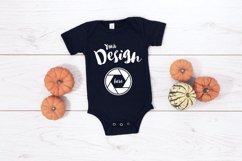 Black Bella Canvas 100B MockUp One Piece Flat Lay Bodysu Product Image 1