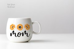 Mom svg, Sunflowers svg, Mother svg, Cut file svg, EPS, PNG Product Image 2