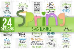 Spring Quotes svg bundle Product Image 1