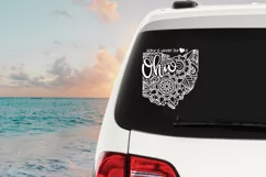 Ohio Mandala SVG File - Home is Where the Heart Is SVG Product Image 4