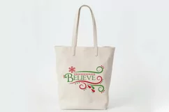 Believe SVG Cut File - Christmas SVG File Product Image 8