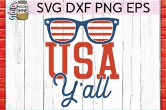 USA Y'all SVG DXF PNG EPS Cutting Files Product Image 2