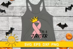 Breast cancer SVG | Pink Ribbon svg | Breast cancer support Product Image 2