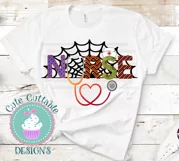 Halloween Nurse png Boo Boo Crew, Spooky Nurse Sublimation Product Image 2