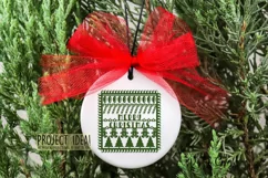 Merry Christmas paper cut design SVG / DXF / EPS / PNG files Product Image 4