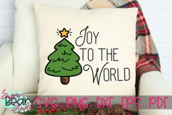 Joy To the World Christmas Tree - A Christmas SVG Product Image 2