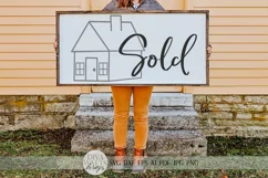 Real Estate SVG | Sold Home SVG | Real Estate Agent SVG | Product Image 1