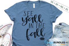 See Y'all In The Fall SVG | End of School SVG Product Image 1