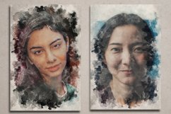 Watercolor - Portrait Photo Template Product Image 3