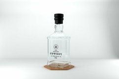 Cowboy Bottle Mockup Product Image 1