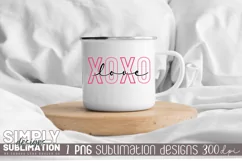 XOXO Love Sublimation Design| Png | Valentine Designs Product Image 3
