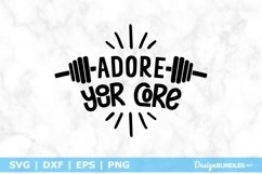 Adore Your Core SVG File Product Image 1